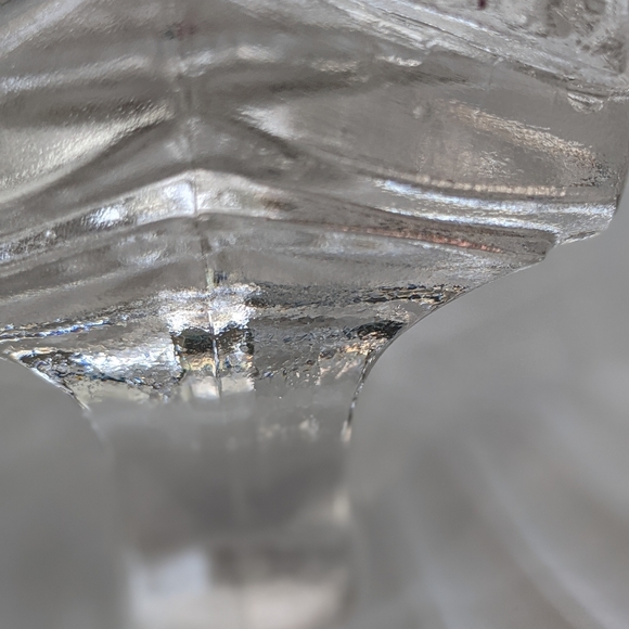 Imperial Glass Crystal bowl EUC Vintage footed candy dish - Picture 8 of 12